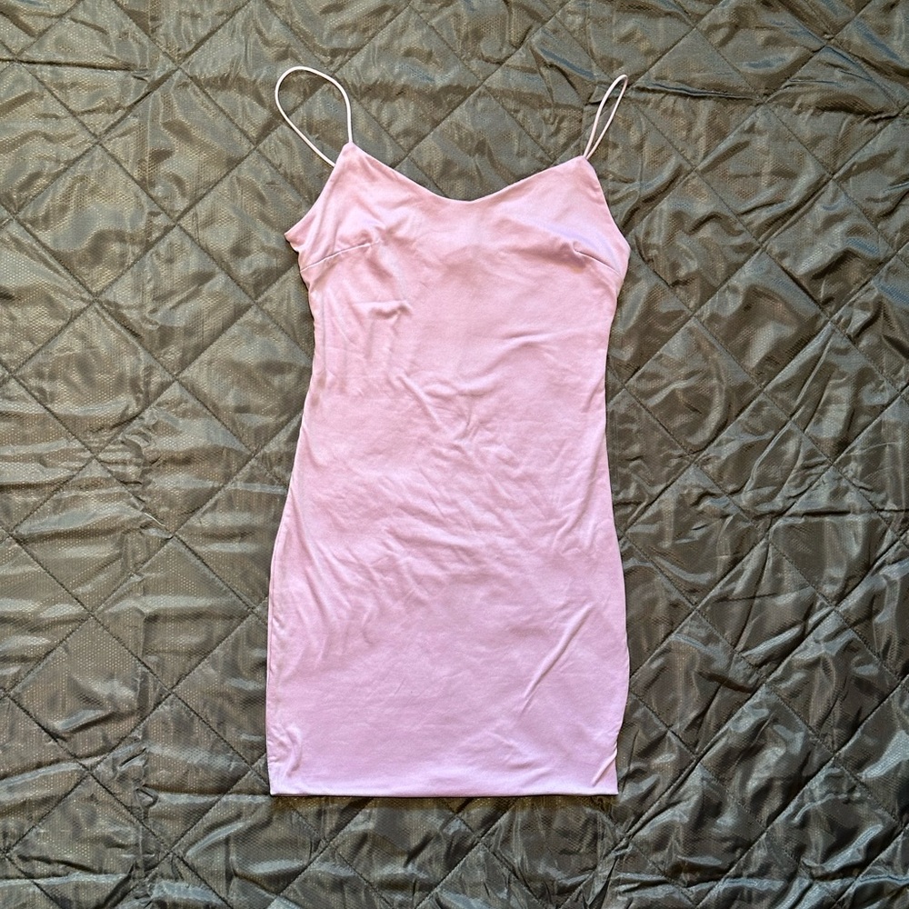 Double Lined Purple Mini Dress (NWOT)
